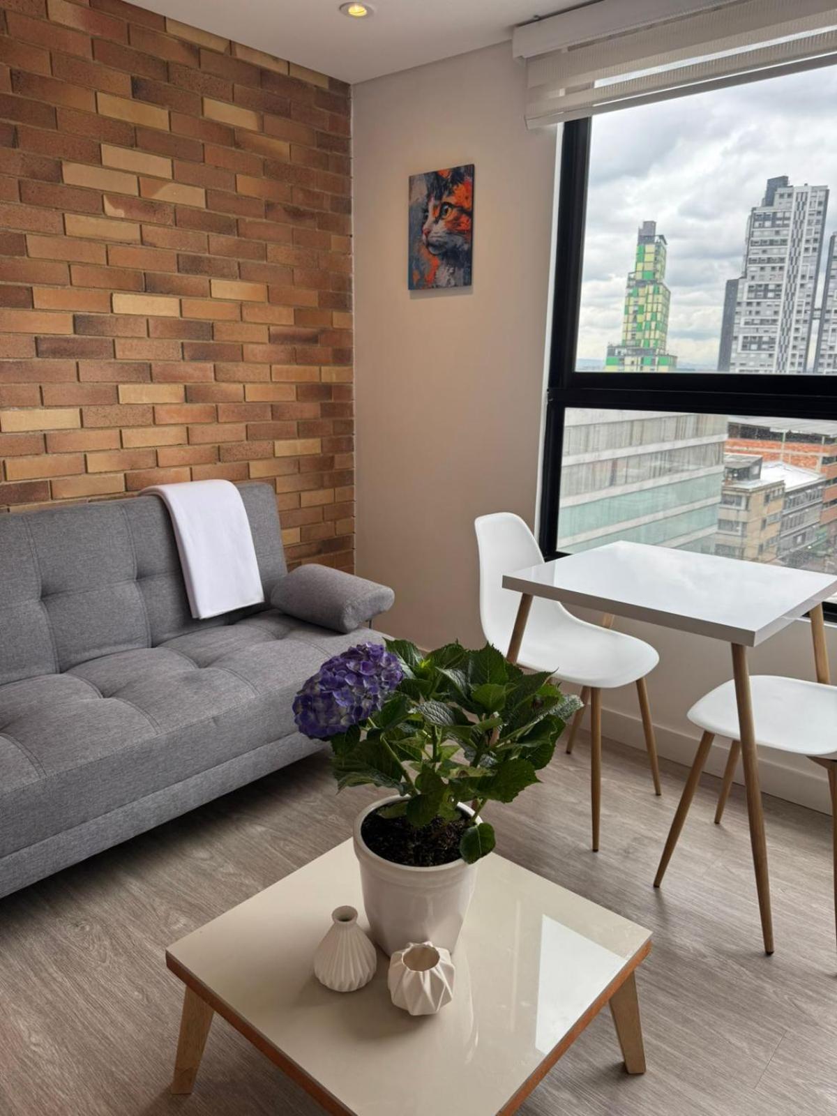 Iluminacion Vista Comodidad Wifi Y Seguridad Appartement Bogotá